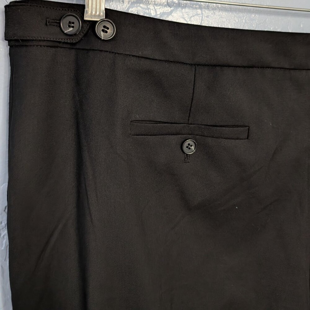 Jones New York Womens Black Stretch Slim Fit Pants 20WP Petite Runway Style - Picture 10 of 15